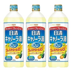 OilliO 油菜籽油, 嚴選優良芥花籽製成, 1kg, 3瓶