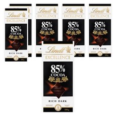 Lindt 瑞士蓮 Excellence 85% 可可黑巧克力, 6個, 100g