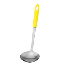 SHIMOMURA 下村 Fru-Veggie 日本製 輕量湯勺, 黃色, 1支