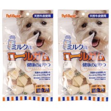 PetBest 特濃奶香打結骨 2.5吋, 奶香, 2入