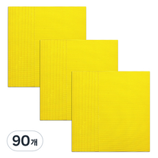 MaDaKkuMi 彩色瓦楞紙, 32 黃色, 90個