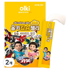 올키 헬로카봇 칼슘젤리 바나나맛 15p, 300g