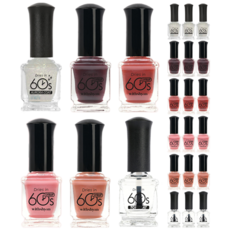 With Shan 60S Nail Mood Syrup Nail Set, 5種指甲+面漆, 4組