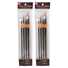 Danami 高級水彩畫筆組 670, 2號, 4號, 8號, 15號, 2套