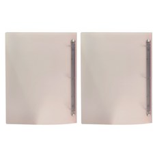 SUANDER 雙德文具 粉彩夾 3孔 SD-203G1, 粉紅色, 2本