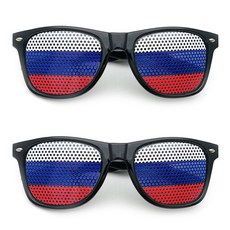 Allode 各國國旗派對眼鏡, 2個, TYPE03俄羅斯