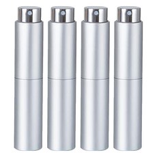 Reddot 紅點生活 防疫不沾紋玻璃噴霧分裝瓶 10ml, 銀色, 4個