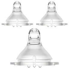 bab 培寶 玩想像系列 超柔軟奶嘴 寬口徑, S, 3個