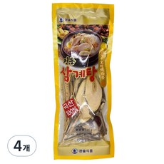 韓國產傳統清燉蔘雞湯高湯材料 原料型, 4個, 80g