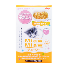 MIAWMIAW AiXiA 妙喵主食軟包 幼貓, 雞肉 + 鰹魚, 70g, 12包