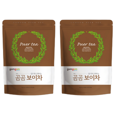 gomgom 普洱茶三角茶包，1.5g x 100包, 2袋