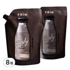 프린 런드리 시럽 세탁세제 본품 베이비 & 이너웨어, 8개, 450ml