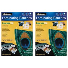 Fellowes 斐樂 100微米護貝膜, A4, 200個