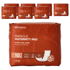 마더케이 여성용 미라클 산모패드, FREE(onesize), 10매입, 8개