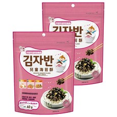 韓味不二 兒童海苔酥, 混合口味, 40g, 2包