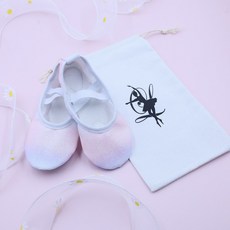 Bidangil 女童 Joan 芭蕾舞鞋 + 鞋袋組