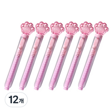 2Youngdesign 推滑式貓咪橡皮擦, 粉紅色, 12個