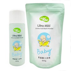 nac nac 氨基酸入浴劑組 正品600g + 補充包600g, 1組, 1200g