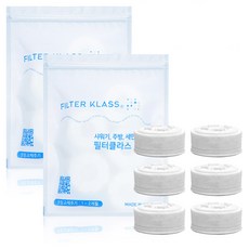 FILTER KLASS Atoje洗臉台適用除氯濾芯, 2組, 無香