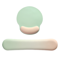 NAUGHTY GHOST 頑皮鬼 馬卡龍系列 人體工學護腕套組 春梅綠茶, 1組