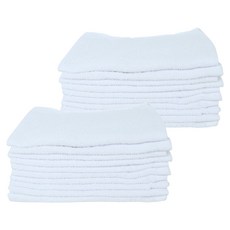 Draw Life 薄款棉質抹布 白色, 20個