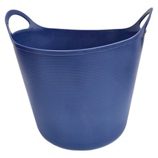 inomata 置物籃，26L, 藍色, 1個, 28 x 16 x 12.9cm