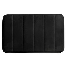 珊瑚絨吸水地墊 300g, 黑色