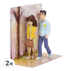 Shinchan 蠟筆小新 新形的回憶公仔 新型滿+奉美善, 2個