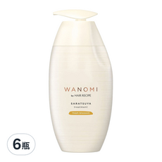 HAIR RECIPE 髮的食譜 米糠溫養豐盈護髮素 清新花香, 350g, 6瓶