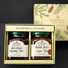STONEWALL KITCHEN 經典果醬禮盒組 洋蔥果醬 368g+藍莓果醬 354g, 1組
