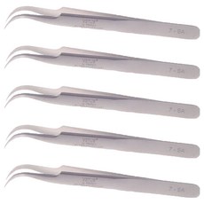 비투스 핀셋 7-SA, 혼합색상, 5개