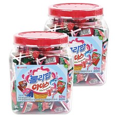 롯데웰푸드 롤리팝 아이스 캔디, 660g, 2개