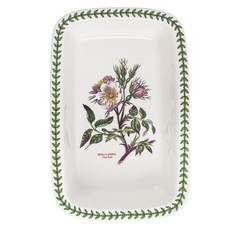 PORTmeIRION 波特玫琳恩 植物園長方形板, 1個, 混和顏色