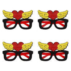 알로데 사랑이 가득한 파티안경, TYPE16황금날개, 4개