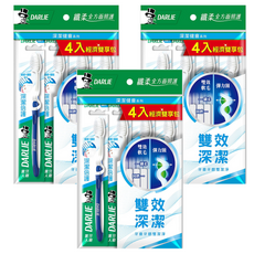 DARLIE 好來 深潔倍護牙刷, 4支, 3組