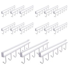 몰투유 衣櫃帽子包包整理收納掛架, 15個, 白色