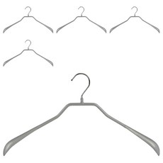 MAWA 正裝用外套防滑衣架 42L, 5個, 銀色