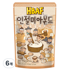 HBAF 杏仁果 黃豆粉年糕味, 190g, 6包