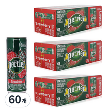 페리에 딸기 탄산음료, 250ml, 60개