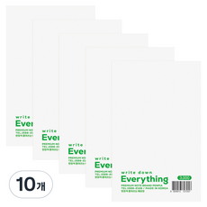 펜피아 3000 뜯어쓰는 떡메모지 무지, 10개, 230매