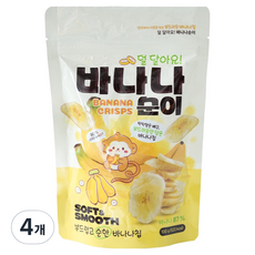 Banana Suni 少甜香蕉脆片, 4個, 100g