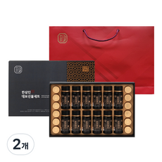 Hansamin 紅蔘濃縮飲+紅蔘丸禮盒 2號+購物袋組, 2盒
