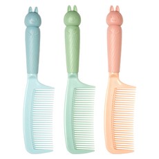 Hairbest Cutycom 角色髮梳 兔子寬齒梳 3件組, 混色, 1個