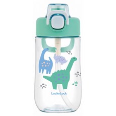LocknLock 樂扣樂扣 兒童水壺, 恐龍綠, 500ml, 1個
