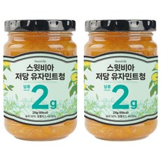 스윗비아 저당 유자민트청, 235g, 1개입, 2개