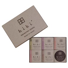 hibi 香氛火柴 5入禮盒組 經典系列 78g, 1組