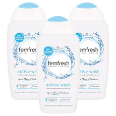 femfresh 芳芯 Active Wash女性私密清潔露, 250ml, 3入