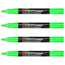 문화연필 윈도우마카 연두, 4개, 1색