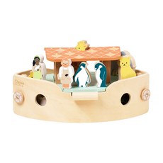 Classic WORLD 客來喜 經典木玩 建造諾亞方舟 20188, 混和顏色, 1盒