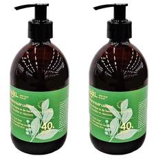 NAJEL 阿勒坡古皂液，40%月桂油，適用於脆弱/問題肌膚，500ml, 2瓶